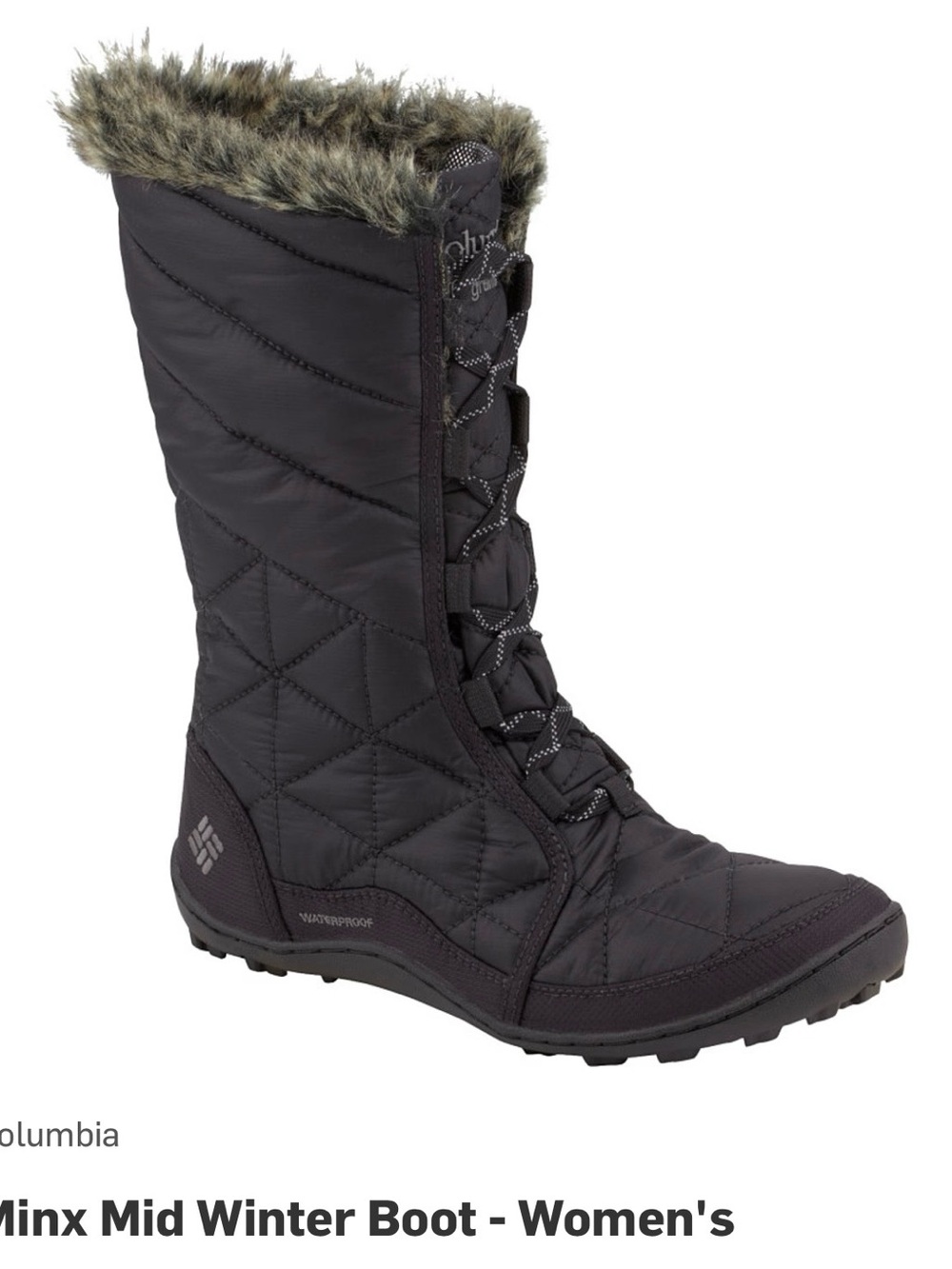 Columbia Minx Mid Winter Boot for Women - Black